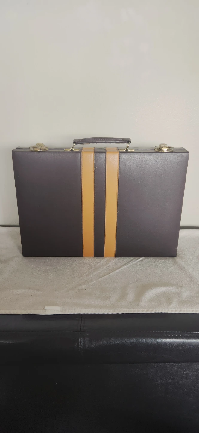 ⚽️Backgammon board game (leather) - photo 4