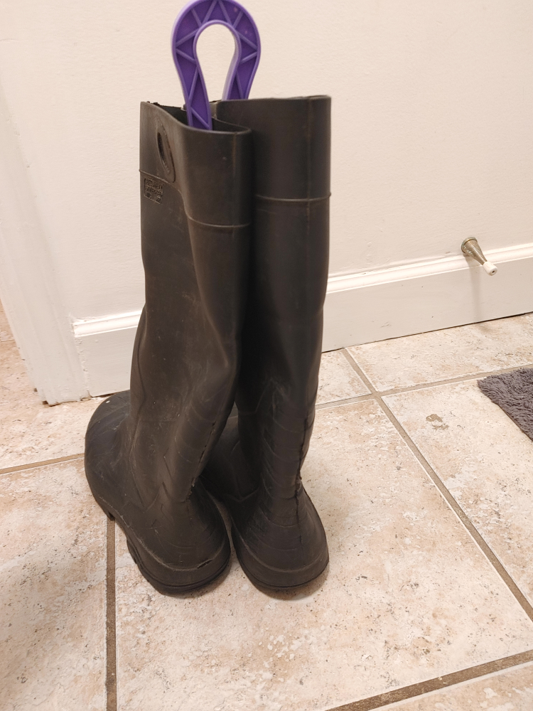 Men's Steel Toe  Waterproof Rubber Boots Size 9 - photo 3