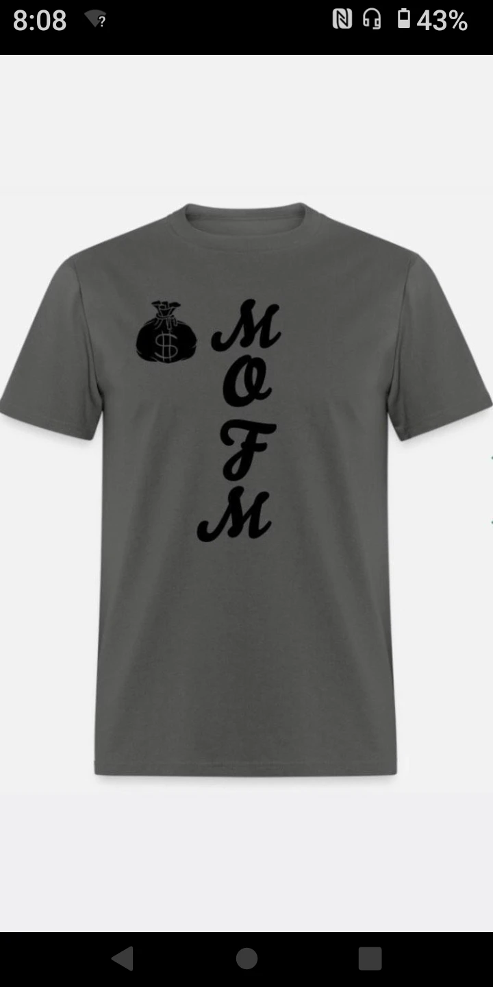 Grey T-Shirt with MOFM Graphic