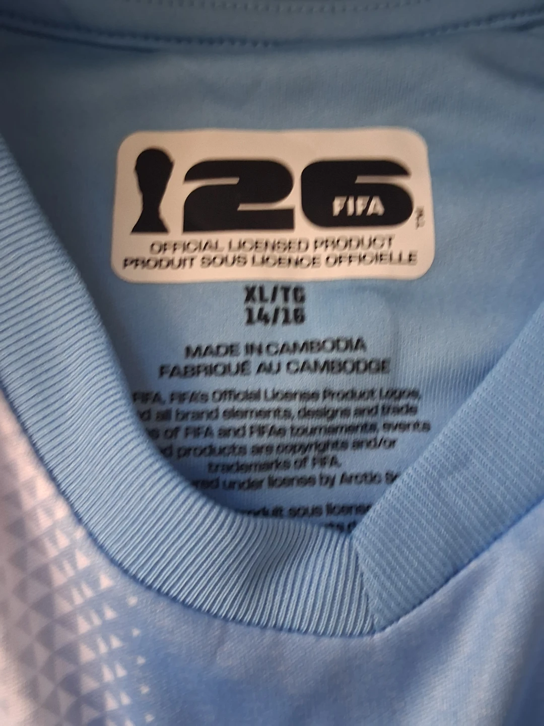 OFFICIAL FIFA JERSEY Argentina youth 14/16 - photo 2
