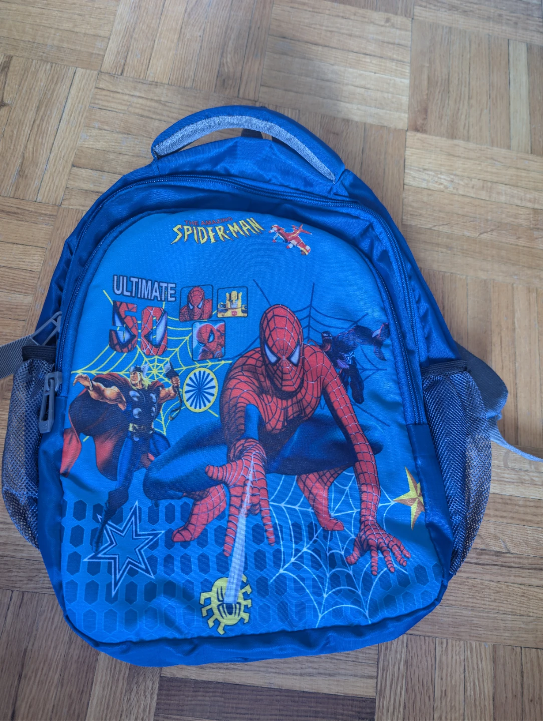 Kids - Blue Spiderman Backpack
