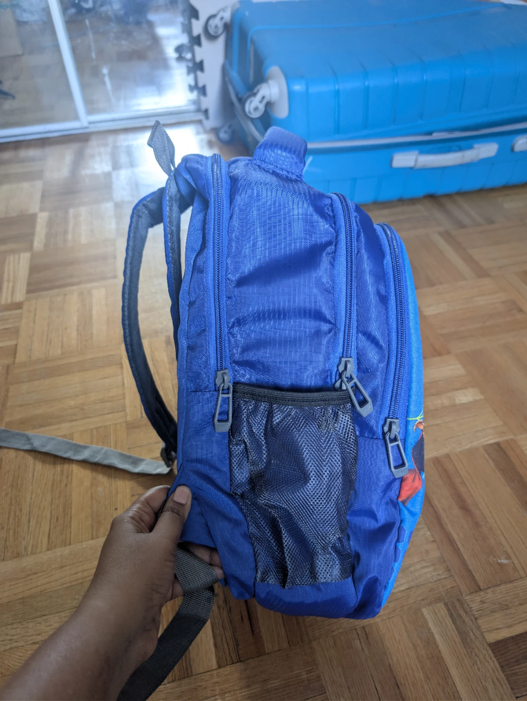 Kids - Blue Spiderman Backpack - photo 2