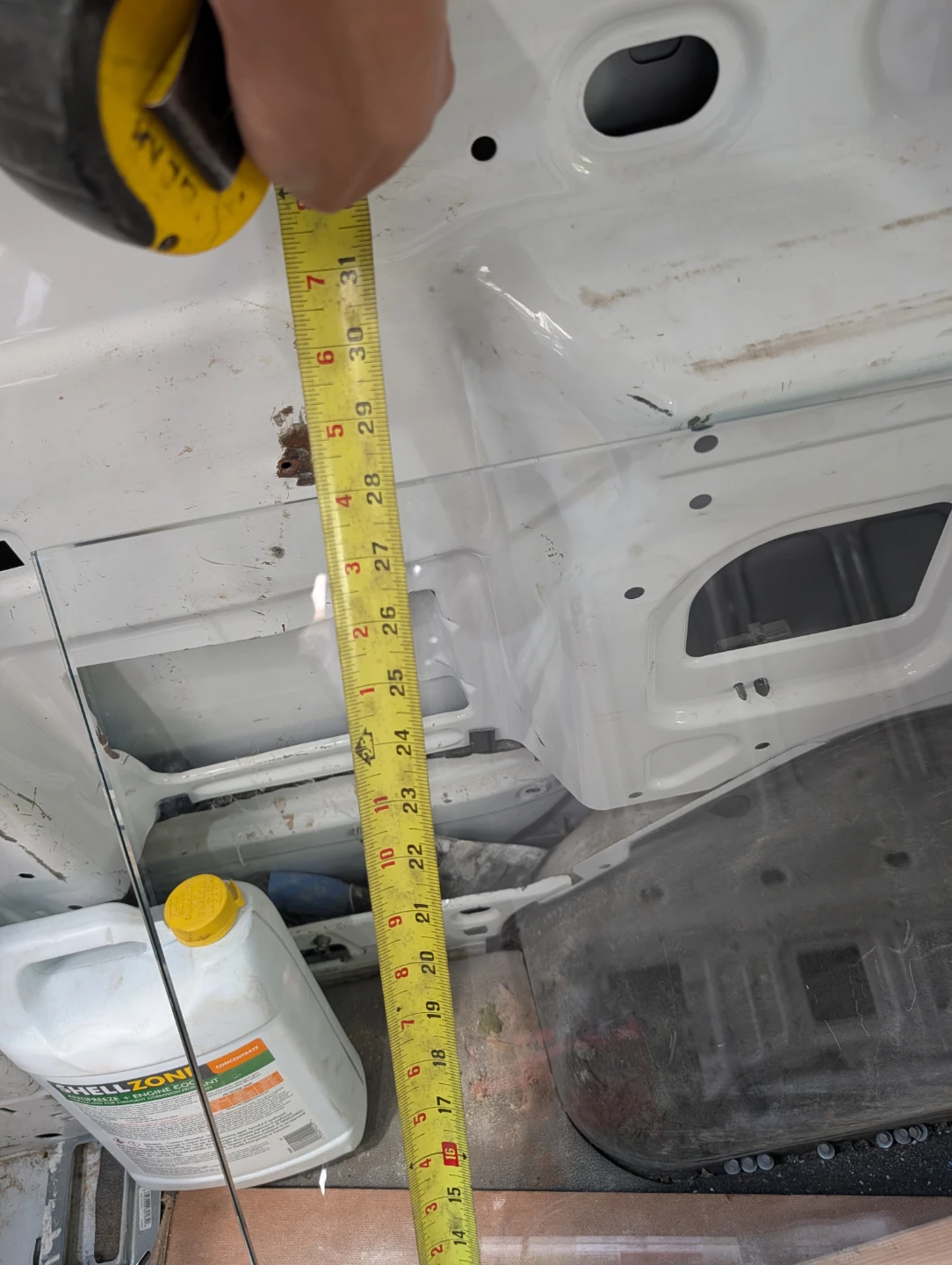 Large Glass Panel with Hinges