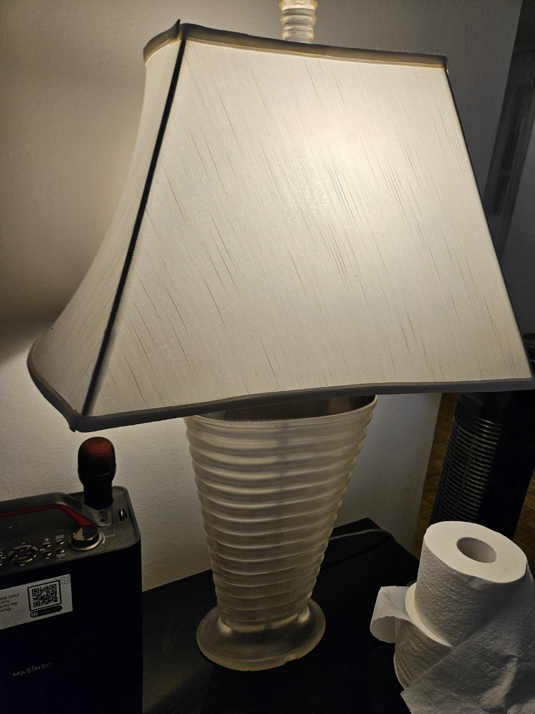 Table Lamp with Decorative Base