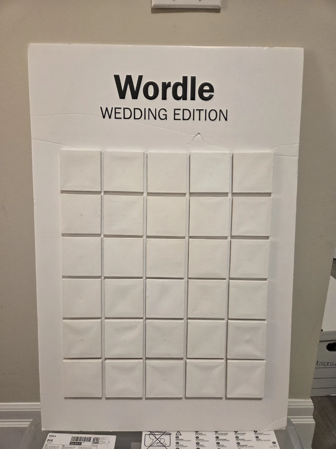 Wordle Wedding Edition Game DIY - photo 2