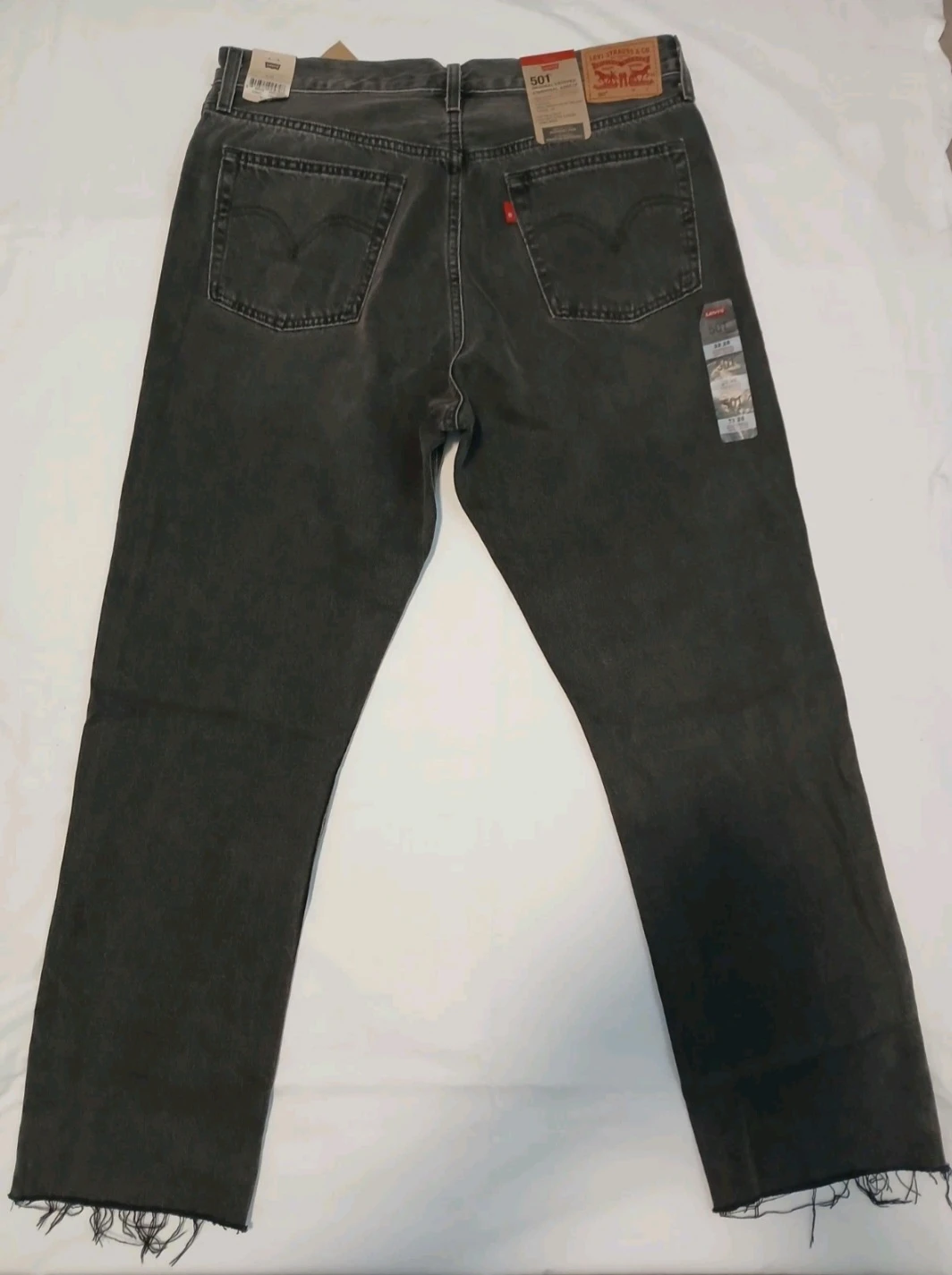 NEW Levi's 501 Original Cropped Jeans Women's 32x28 Black - photo 4