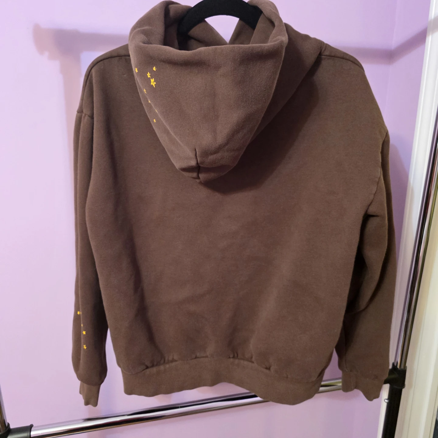 SP5DER Spider Web Hoodie - Brown M - photo 5