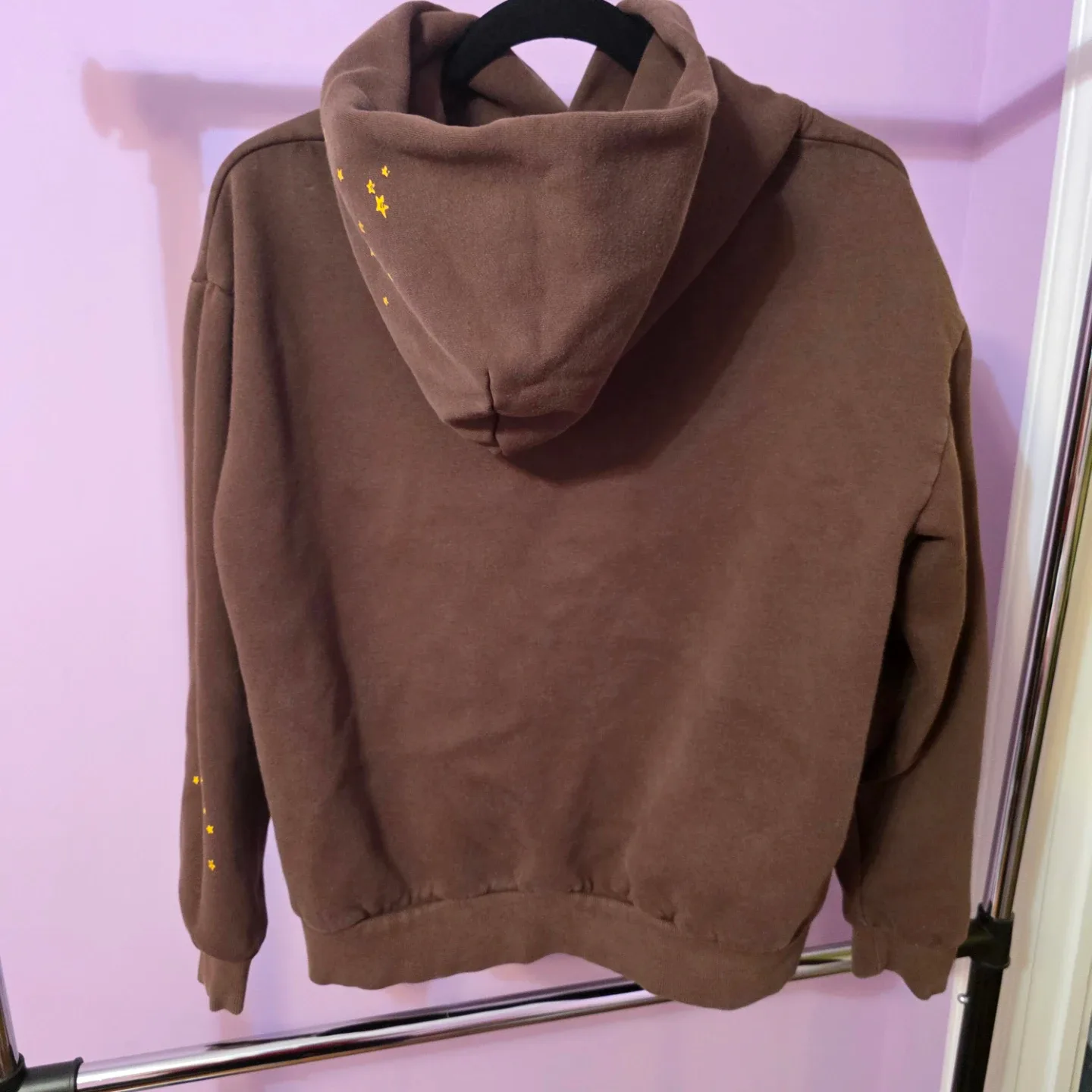 SP5DER Spider Web Hoodie - Brown M - photo 5