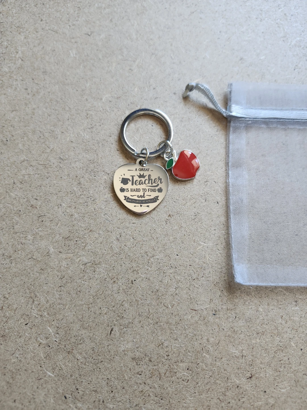 Teacher's Year End Gifts - Keychains with Charm - photo 2