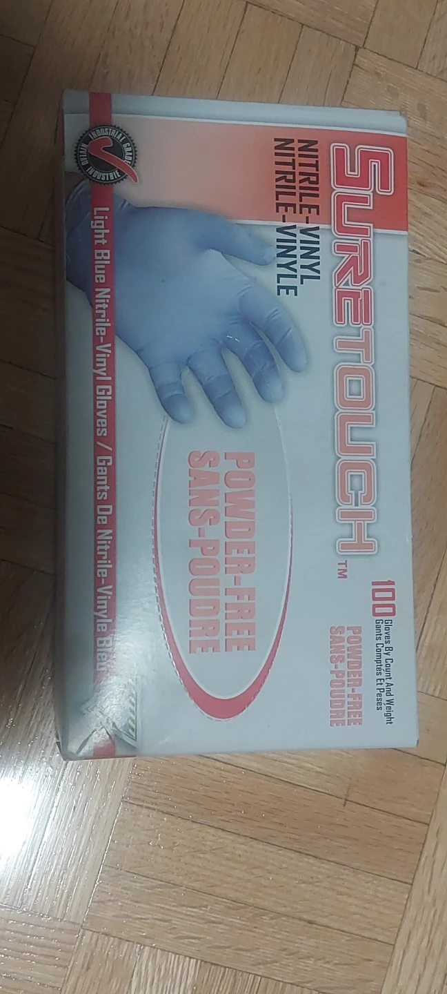 SureTouch Nitrile-Vinyl Gloves