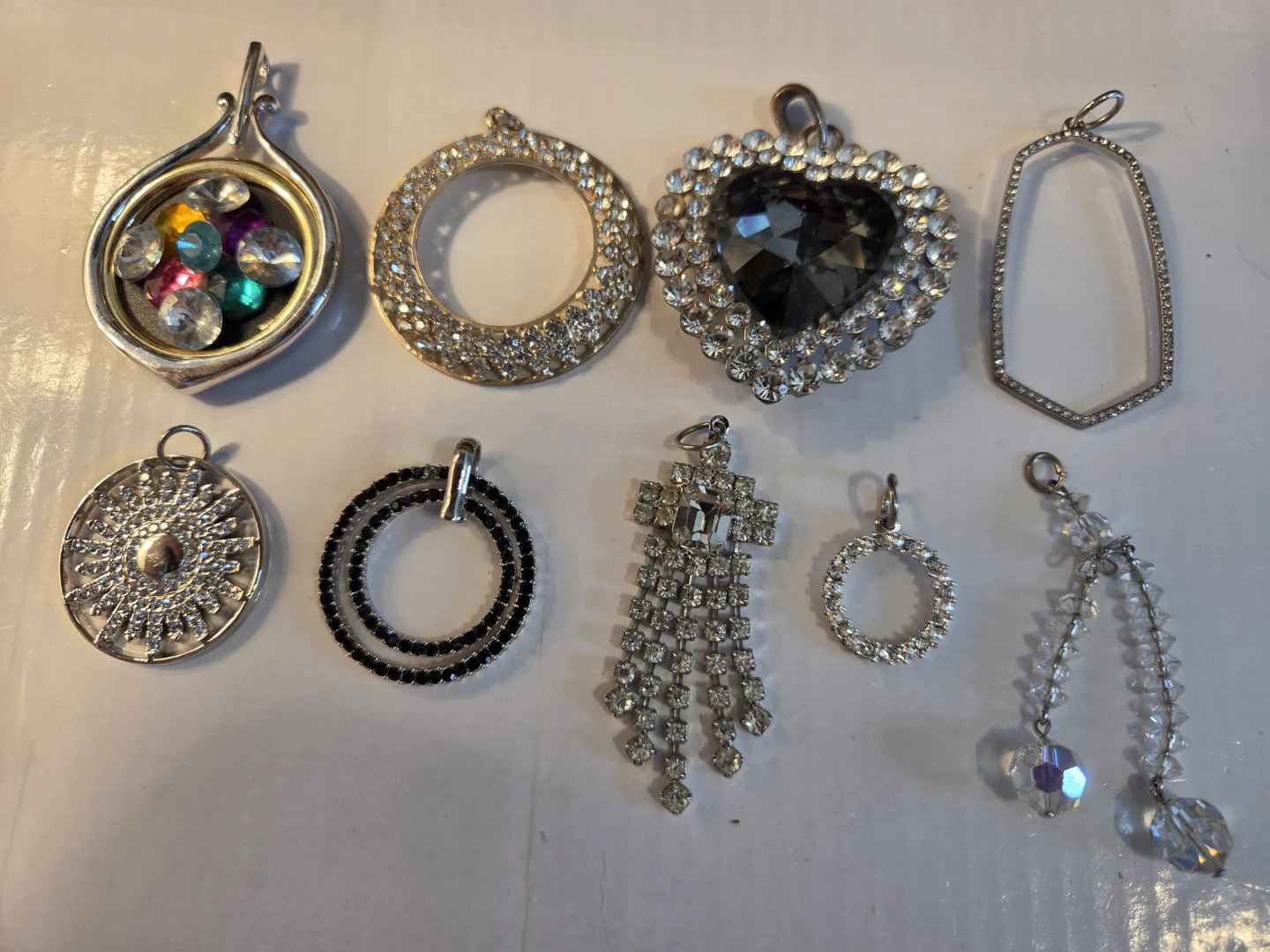 Assorted Rhinestone Pendants