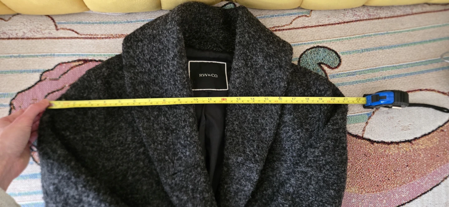 RW&CO. Grey Wool Blend Coat - photo 4