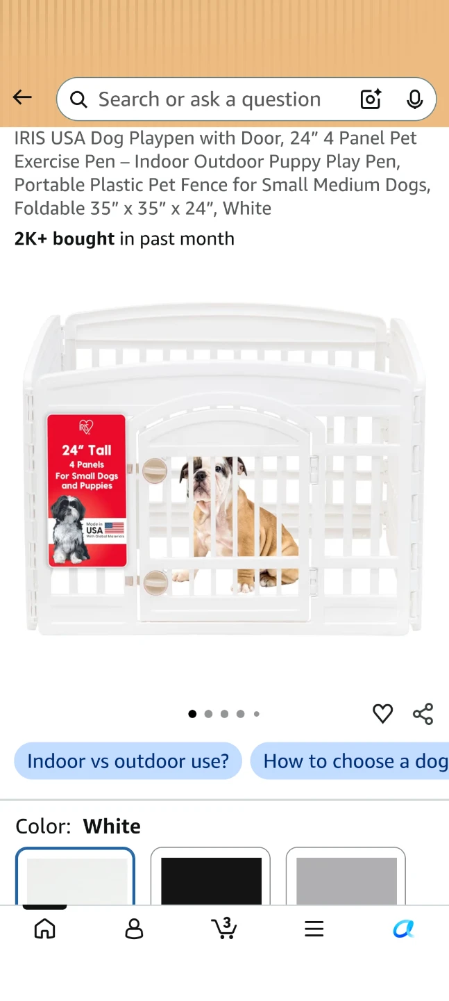 IRIS USA Dog Playpen with Door - photo 4