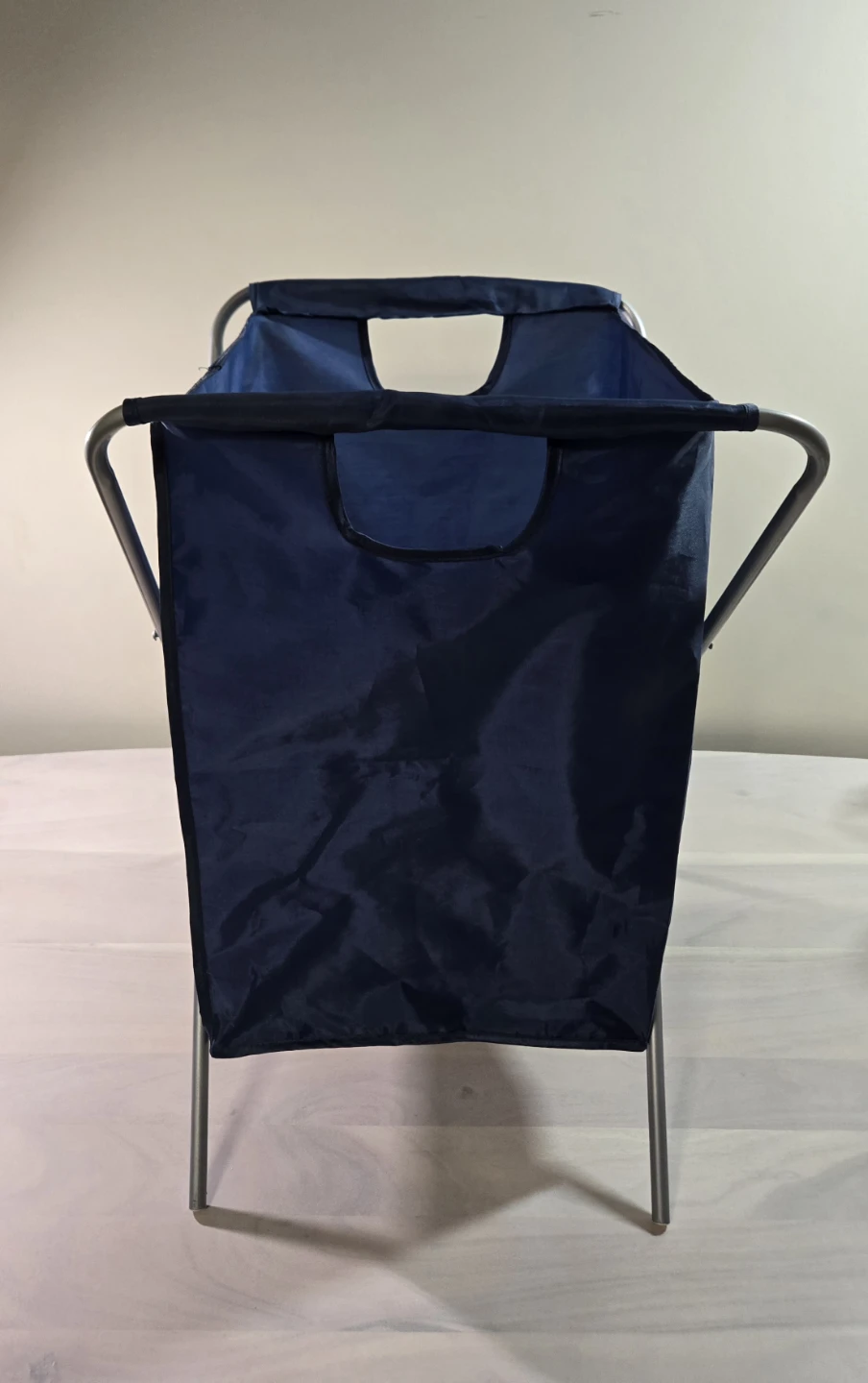 Blue Collapsible Laundry Hamper