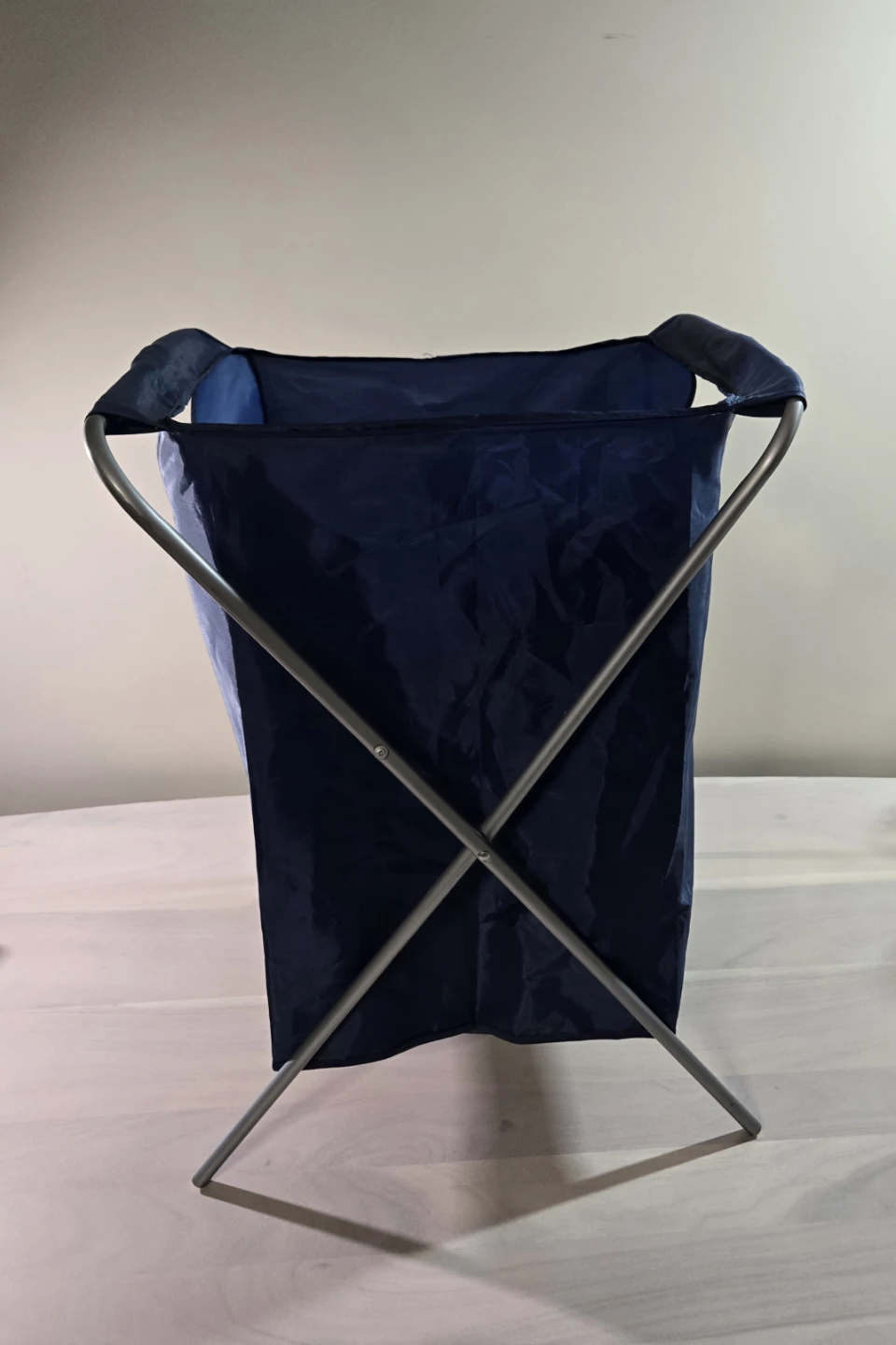 Blue Collapsible Laundry Hamper - photo 2