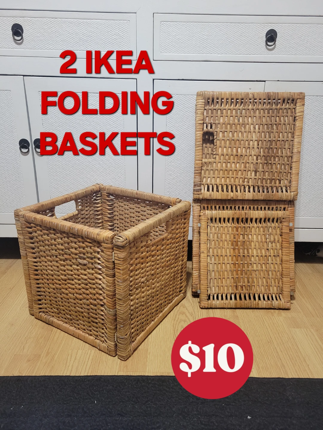 2 IKEA BASKETS