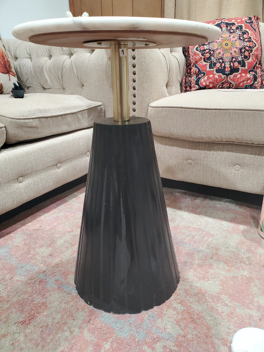 Marble Top Side Table - photo 3