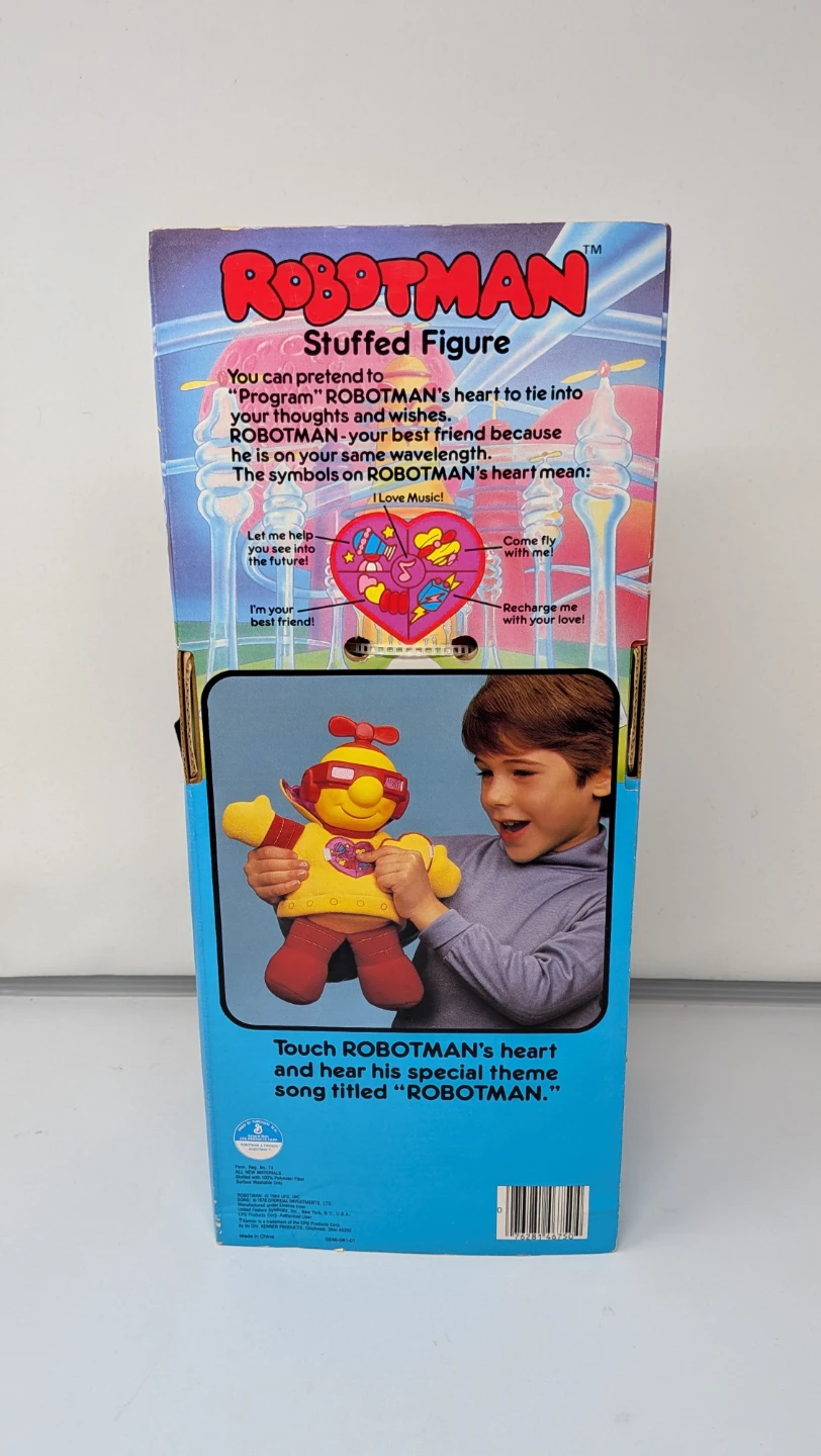 Vintage 1984 Robotman & Friends Plush Set – New in Box - photo 4