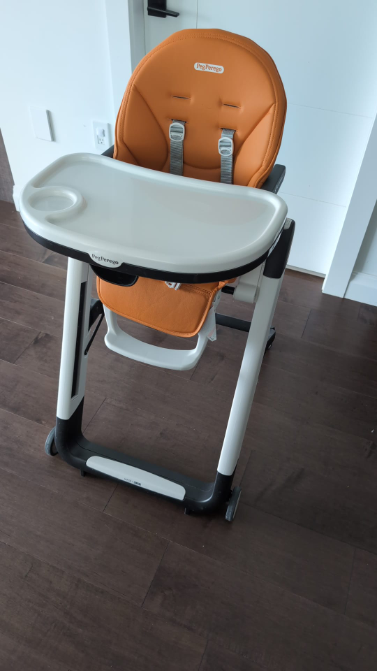 Brand New Peg Perego Siesta High Chair - orange