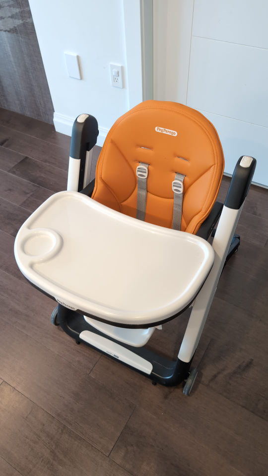 Brand New Peg Perego Siesta High Chair - orange - photo 4