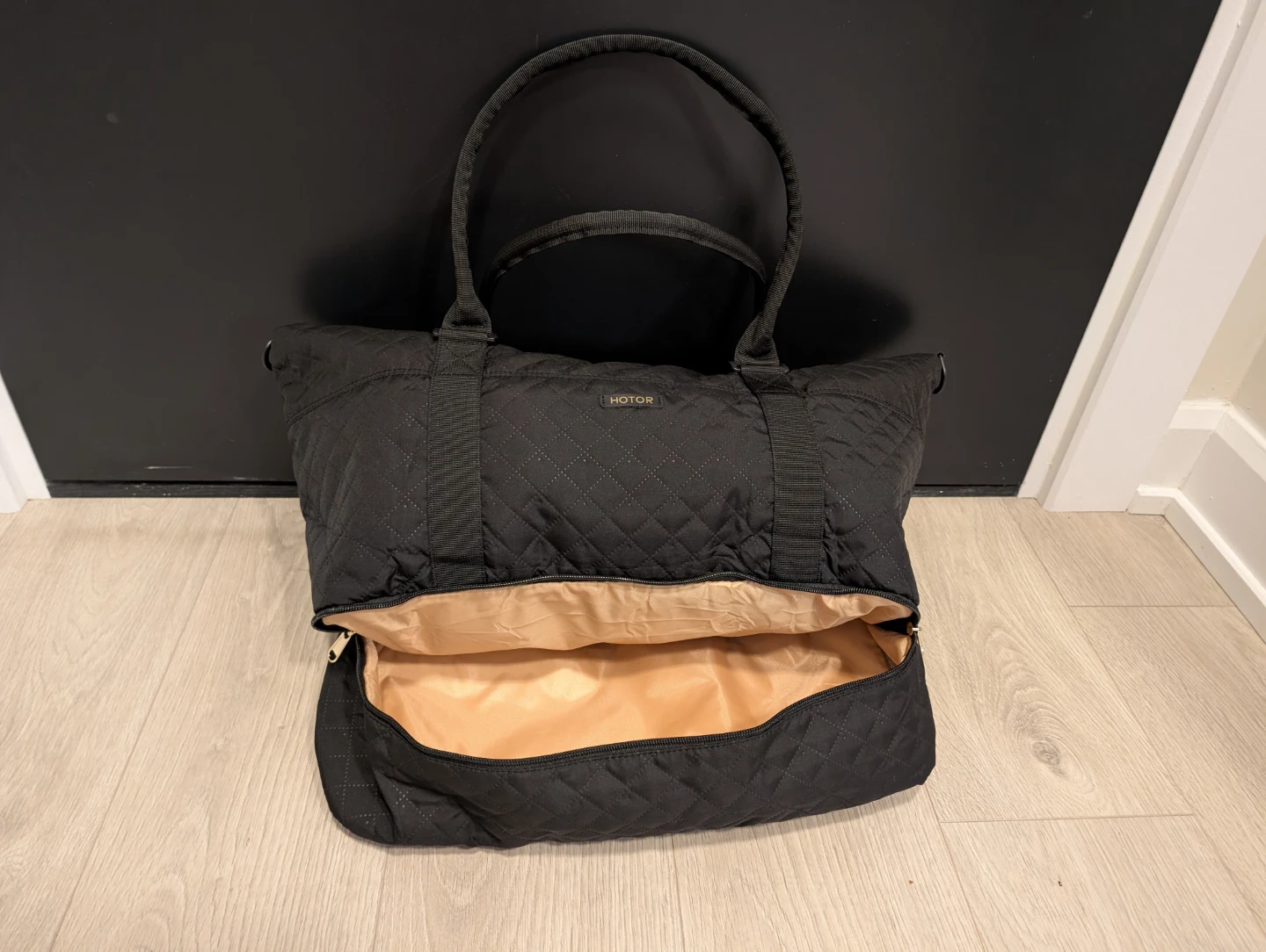 Quilted Black Duffel Bag - photo 2