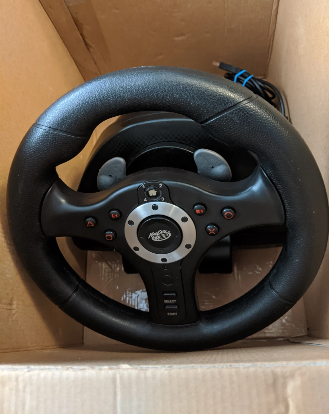Mad Catz RACER P3 Racing Wheel & Pedals for PS3 - photo 5