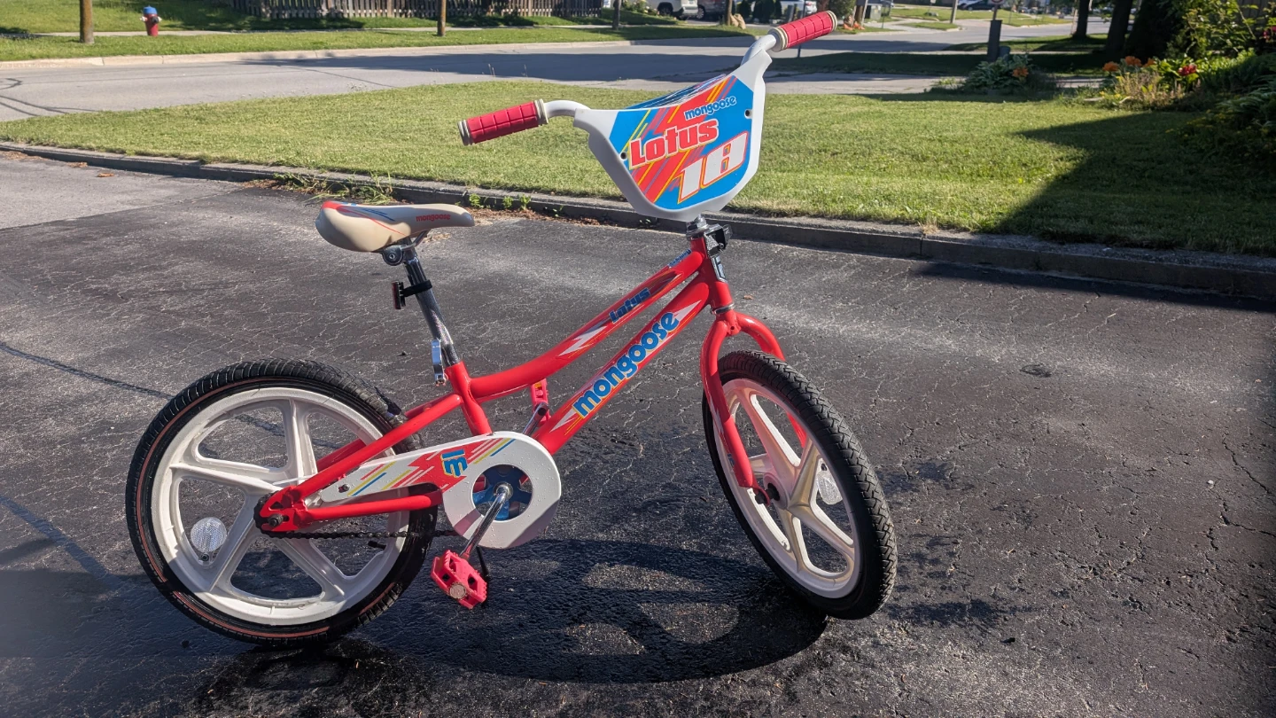 18" Kids Pink BMX style Bicycle