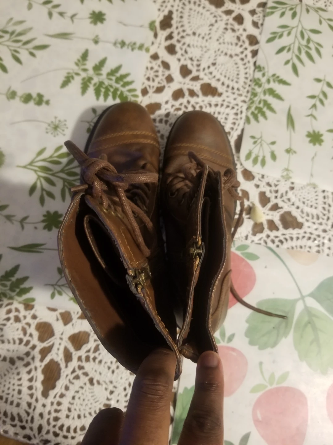 BRASH Laced Combat Boots Size 9 - photo 3