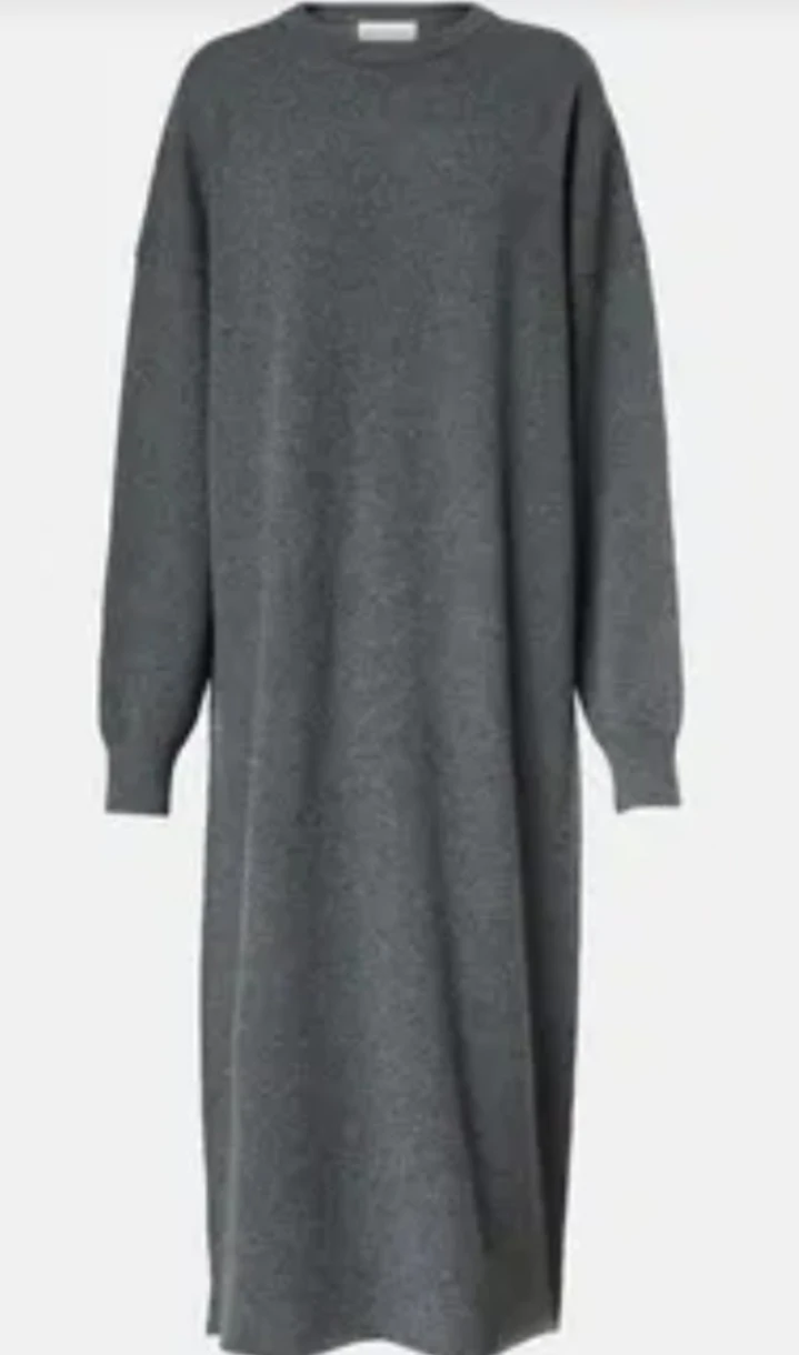 H&M Grey Long Sleeve Knit Dress - photo 2