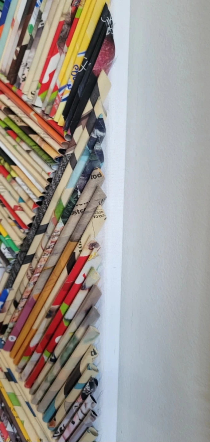 ⚽ Recycled Magazine Wall Art - photo 3