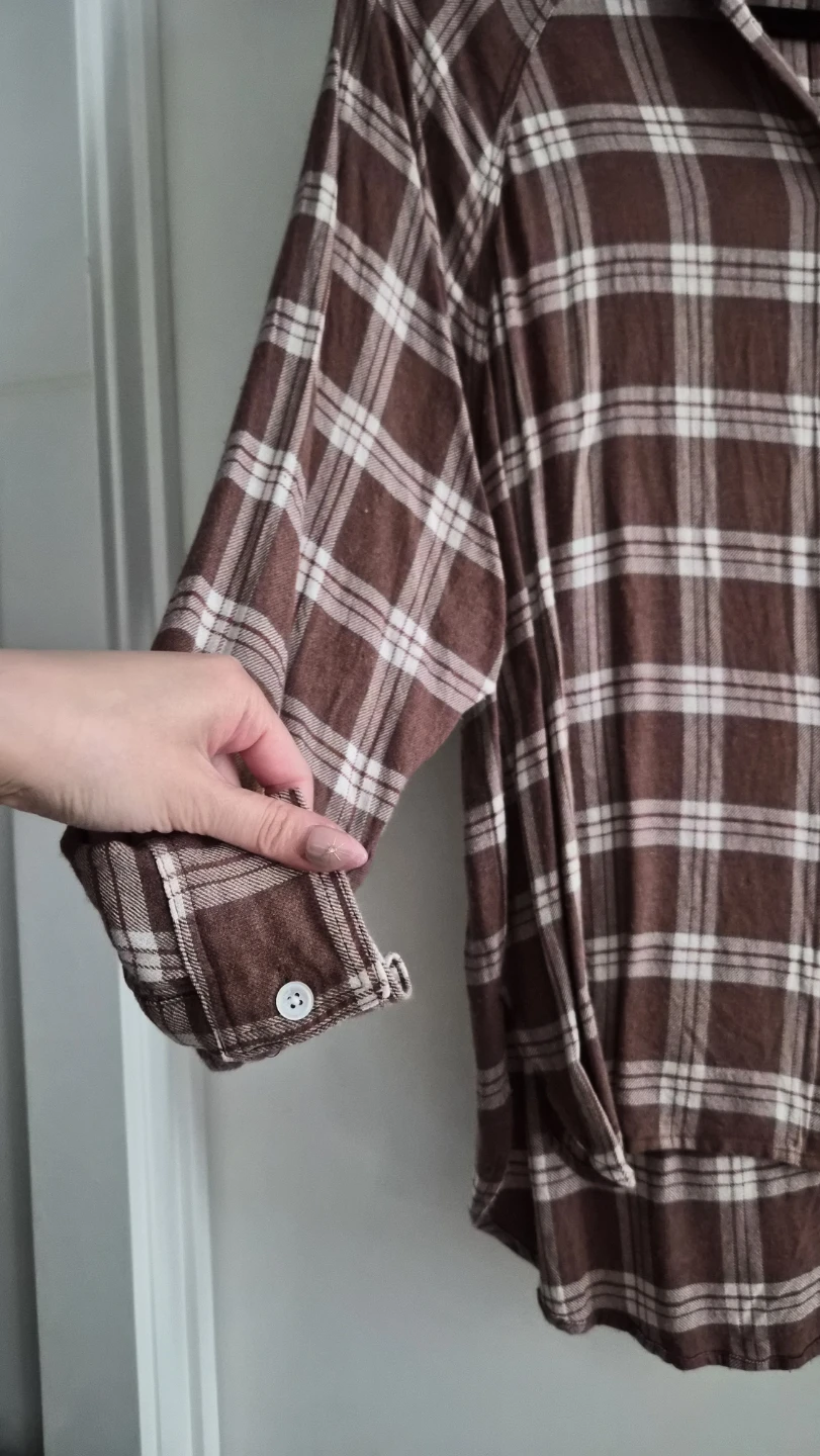 Aritzia Wilfred Free flannel top - photo 2