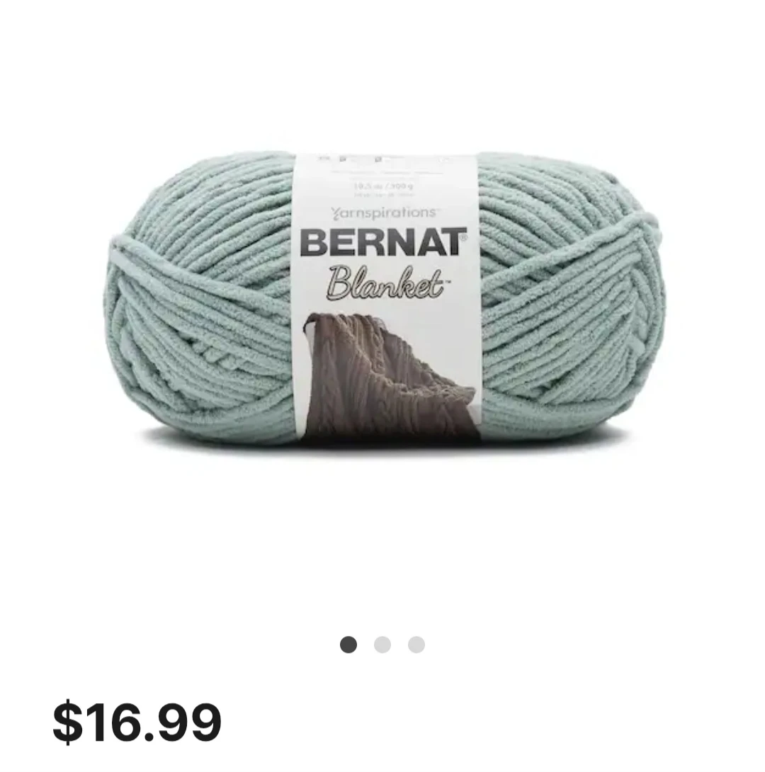 NEW- Bernat Blanket Yarn + Crochet Hook - photo 3