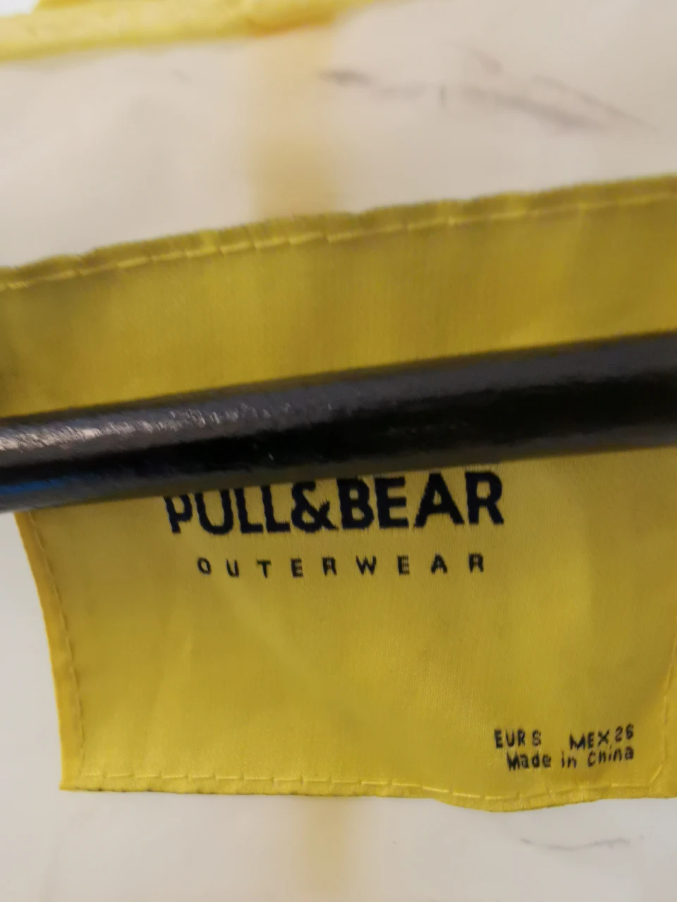 Pull & Bear Clear Yellow Trim Raincoat - photo 5