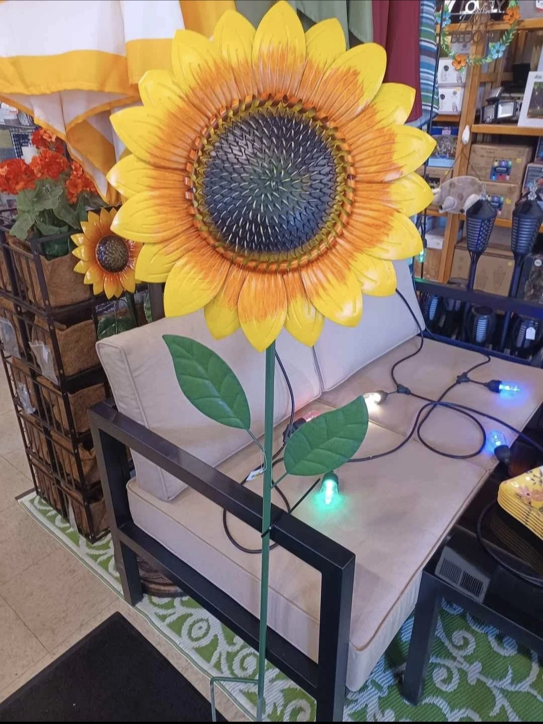 Metal Sunflower & Butterfly Welcome Sign $25 each. - photo 4