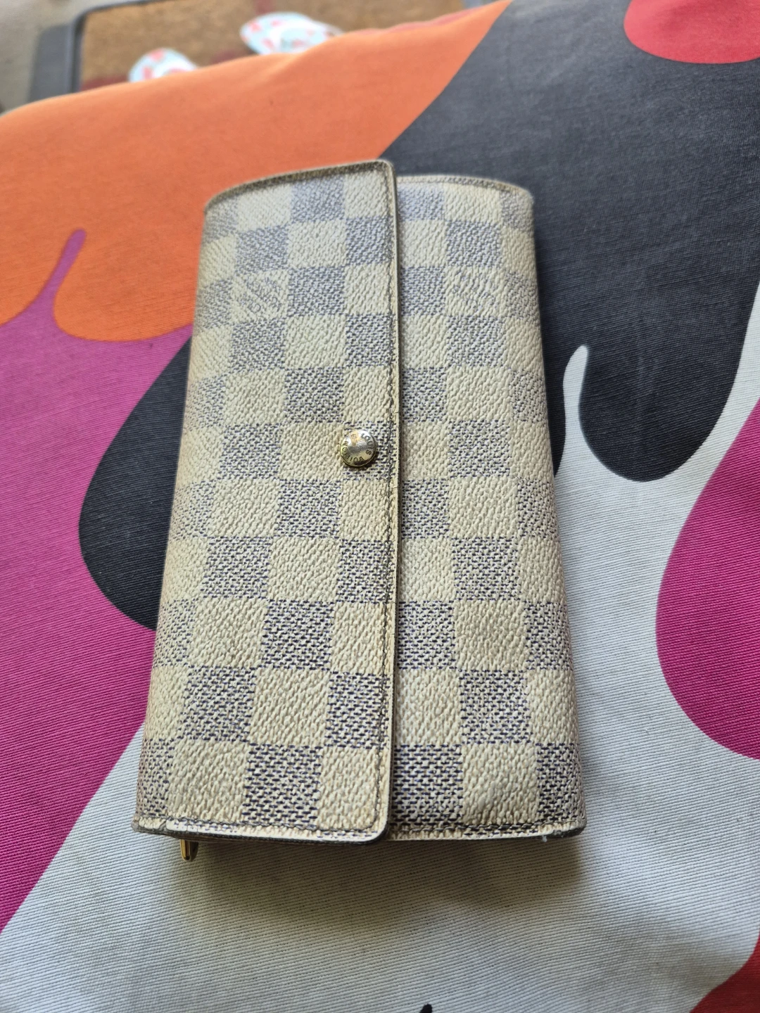 Louis Vuitton Damier Azur Canvas Card Holder