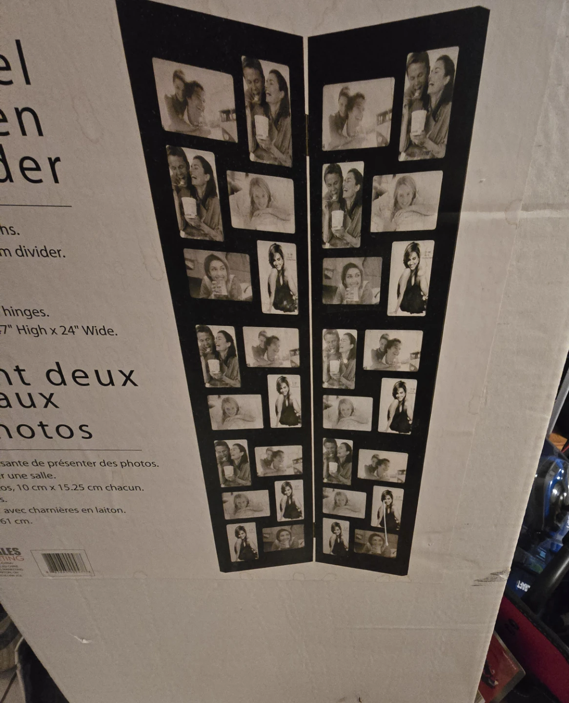 The Framery Double Panel Photo Screen Room Divider