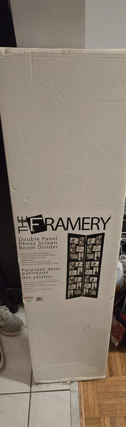 The Framery Double Panel Photo Screen Room Divider - photo 3