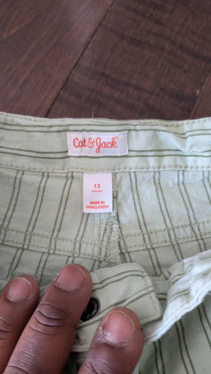 Shorts Cat & Jack rayés taille 12