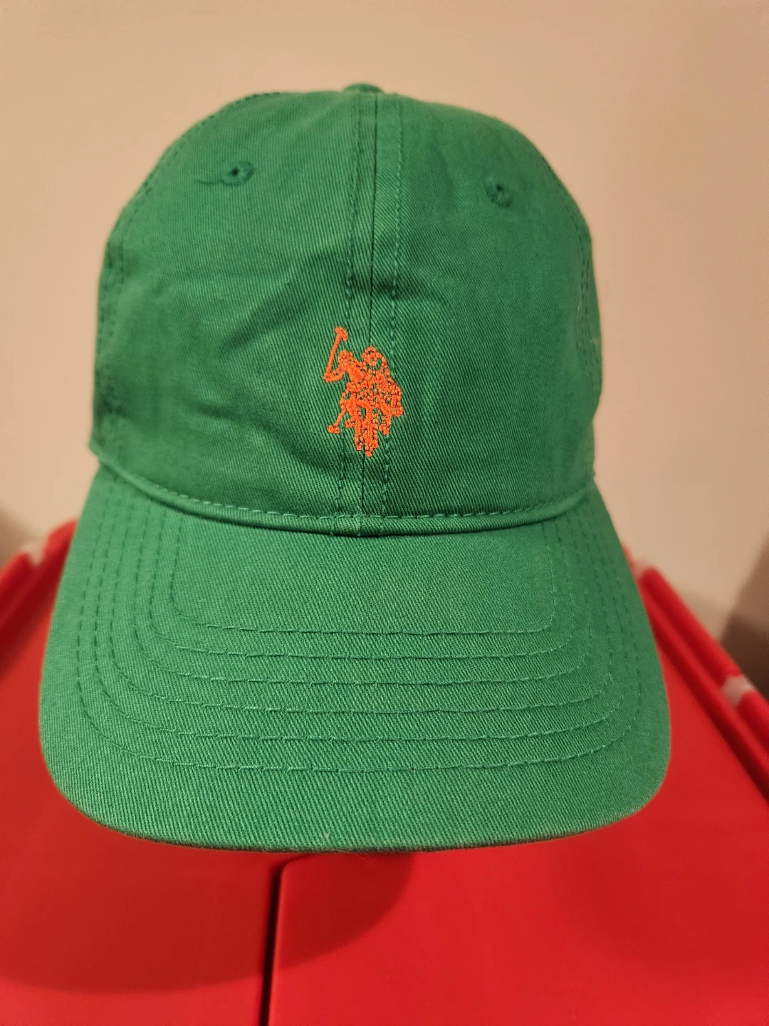 Green U.S. Polo Assn. Baseball Cap