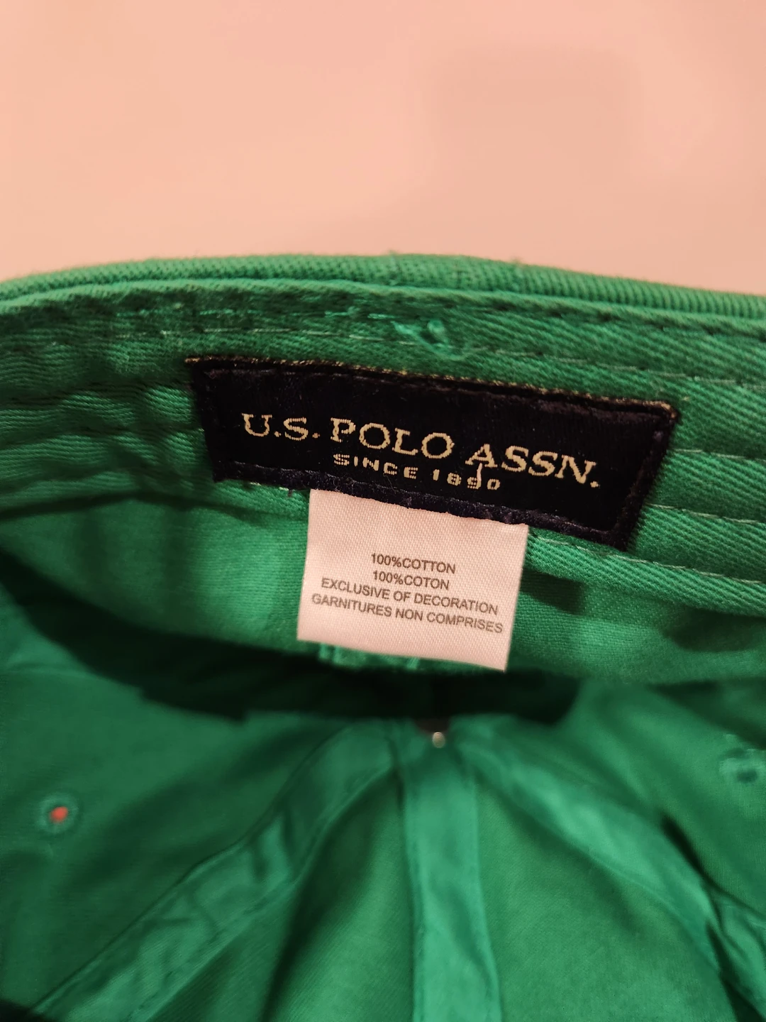 Green U.S. Polo Assn. Baseball Cap - photo 4