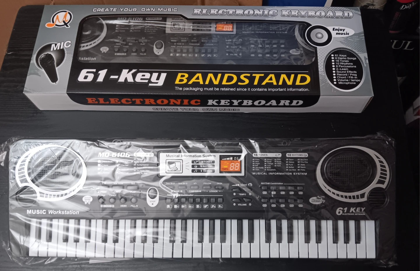 61-Key Electronic Keyboard Bandstand (EACH)