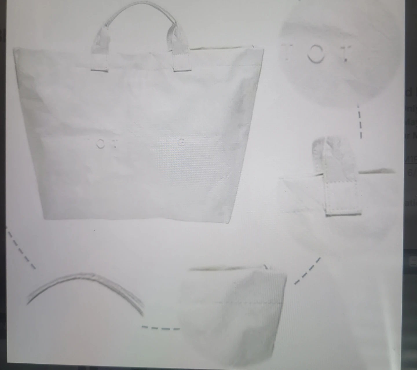 White Tote Bag