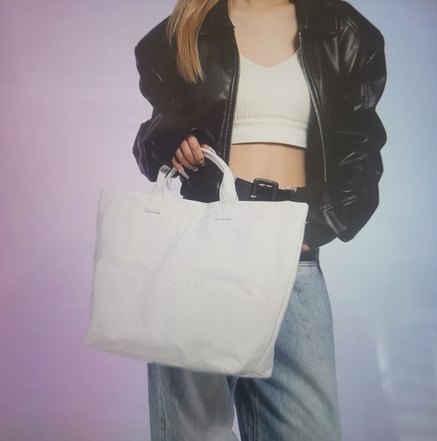 White Tote Bag - photo 4