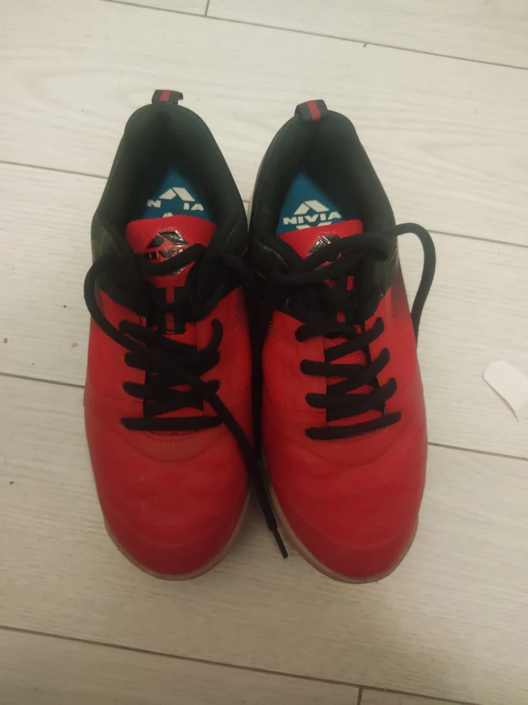 Nivia Red and Black Court Shoes - photo 3