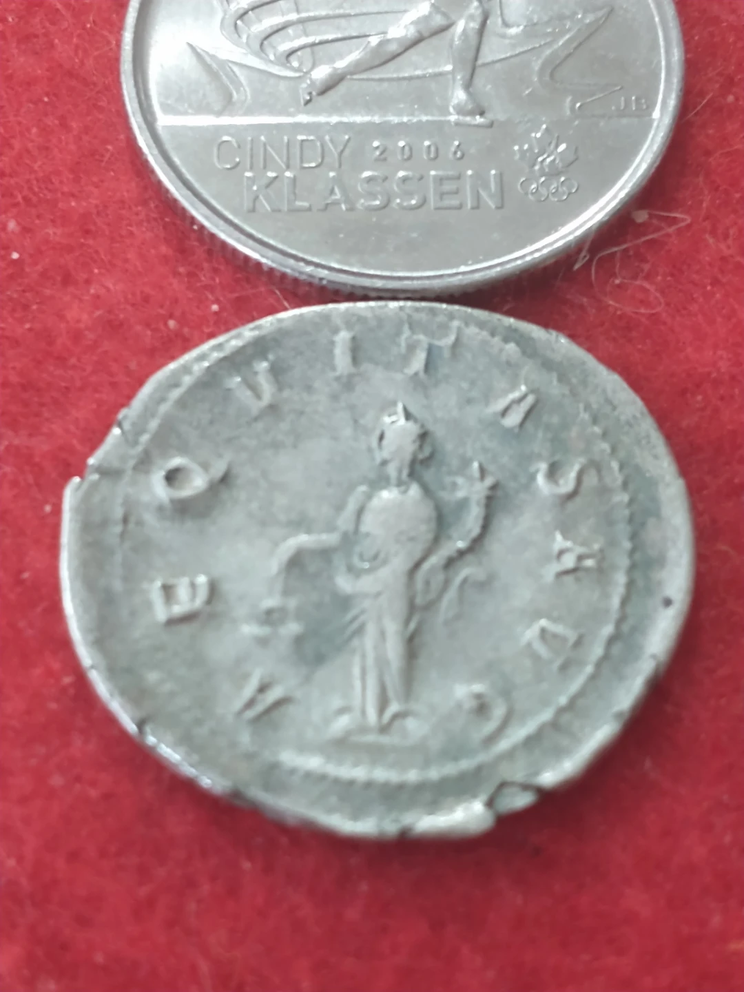 238-244 AD Gordian III AR Antoninianus ancient Roman silver coin - photo 2