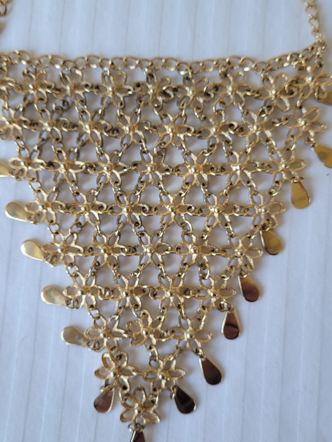 Gold Tone Statement Necklace - photo 2