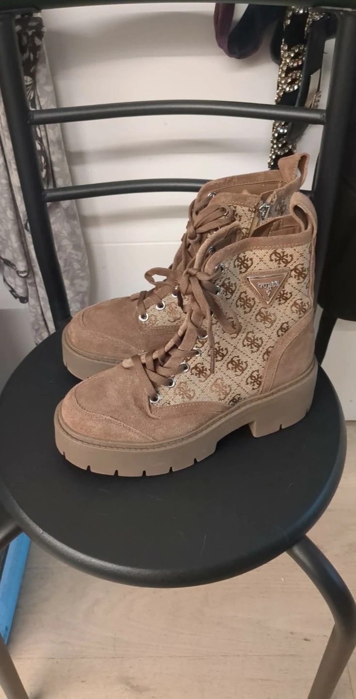 Guess Women's Lace-Up Combat Boots