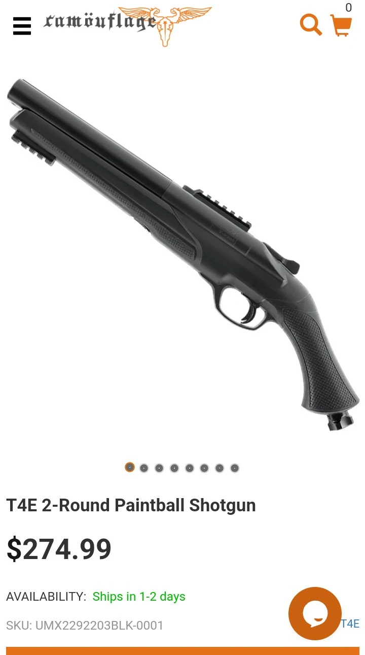 T4E 2-Round Paintball Shotgun