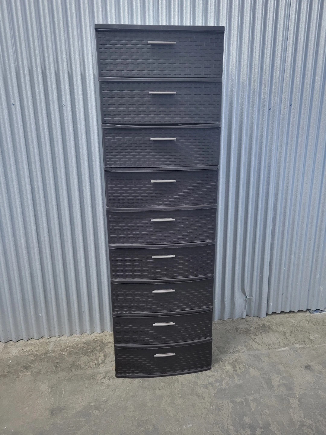 3 Dark Brown Plastic Drawer Chest Organizer - photo 3