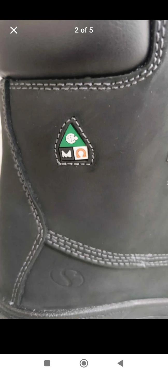 Sidewinder Met-Lite 8" Work Boots Size 43 (size 9.5) - photo 2